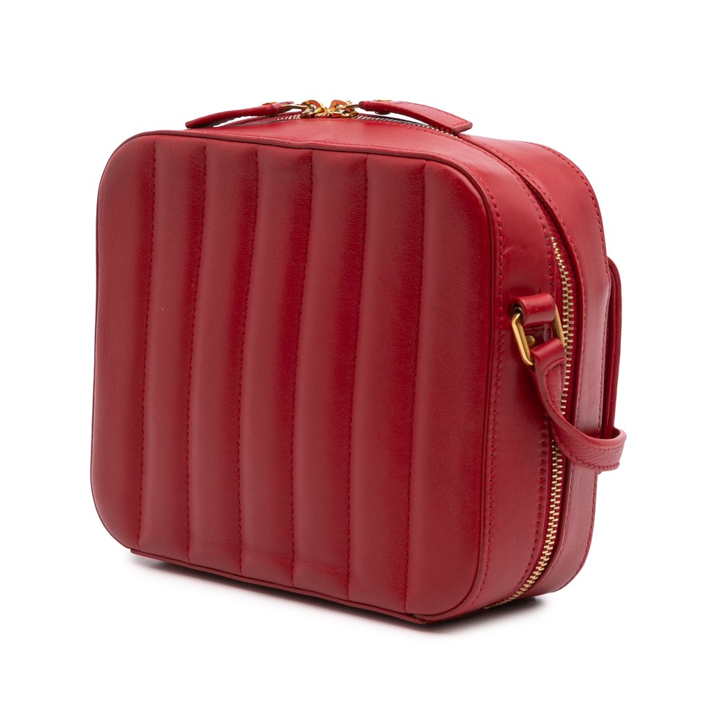 Saint Laurent Toy Lambskin Vicky Crossbody - 2