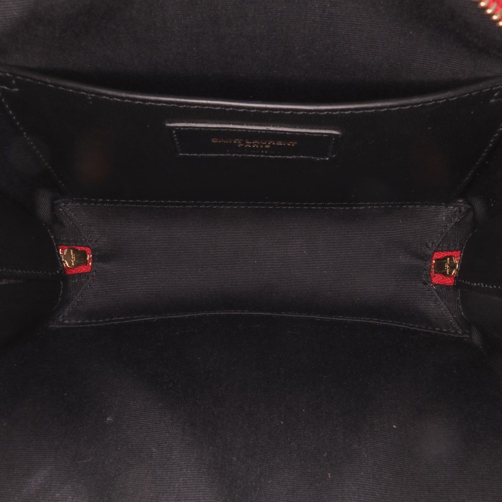 Saint Laurent Toy Lambskin Vicky Crossbody - 4