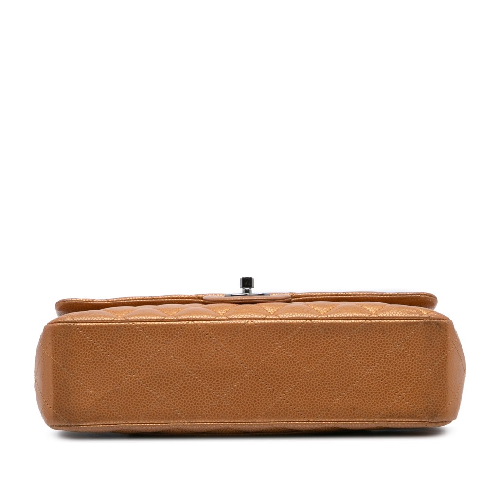 Chanel Medium Classic Metallic Caviar Double Flap - Image 6