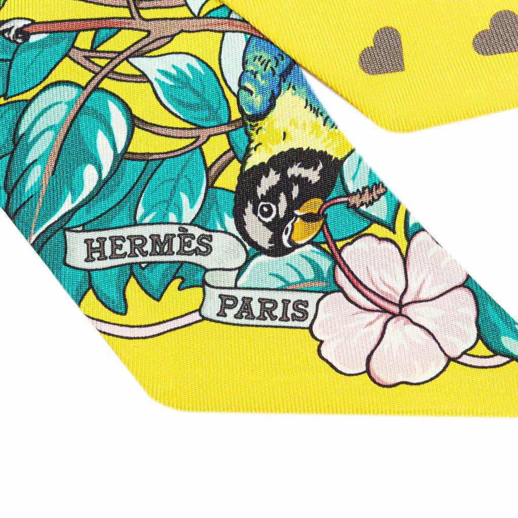Hermès Jungle Love Silk Twilly Scarf - 5