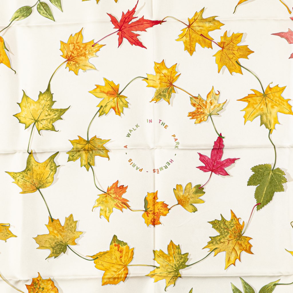 Hermès A Walk In The Park Silk Scarf - 4