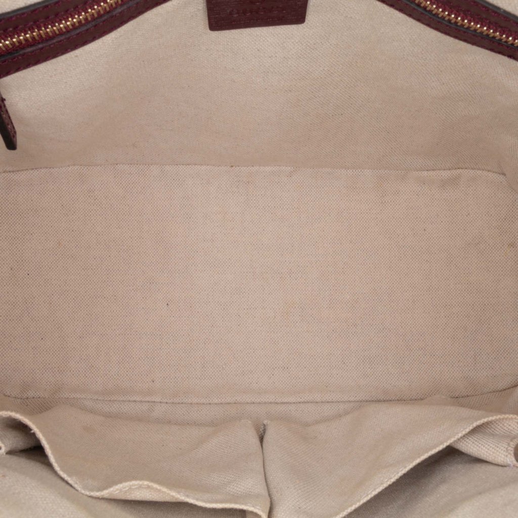 Gucci Small Leather Heartbeat Nice Dome Satchel - 4