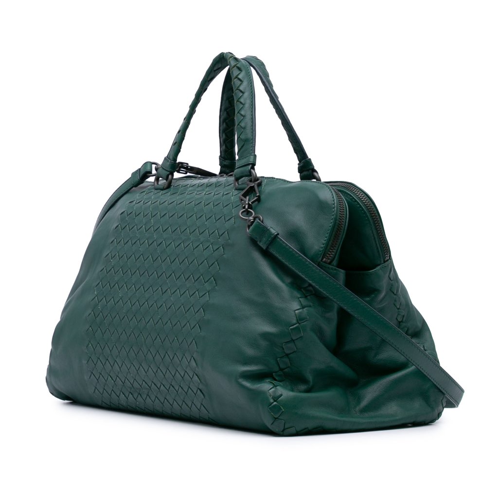 Bottega Veneta Large Nappa Intrecciato Leggero Satchel - 2