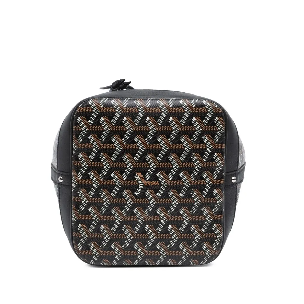Goyard Goyardine Petit Flot Black Canvas Very good - Inside View