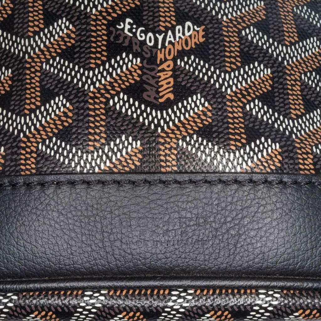 Goyard Goyardine Petit Flot Black Canvas Very good - Box View