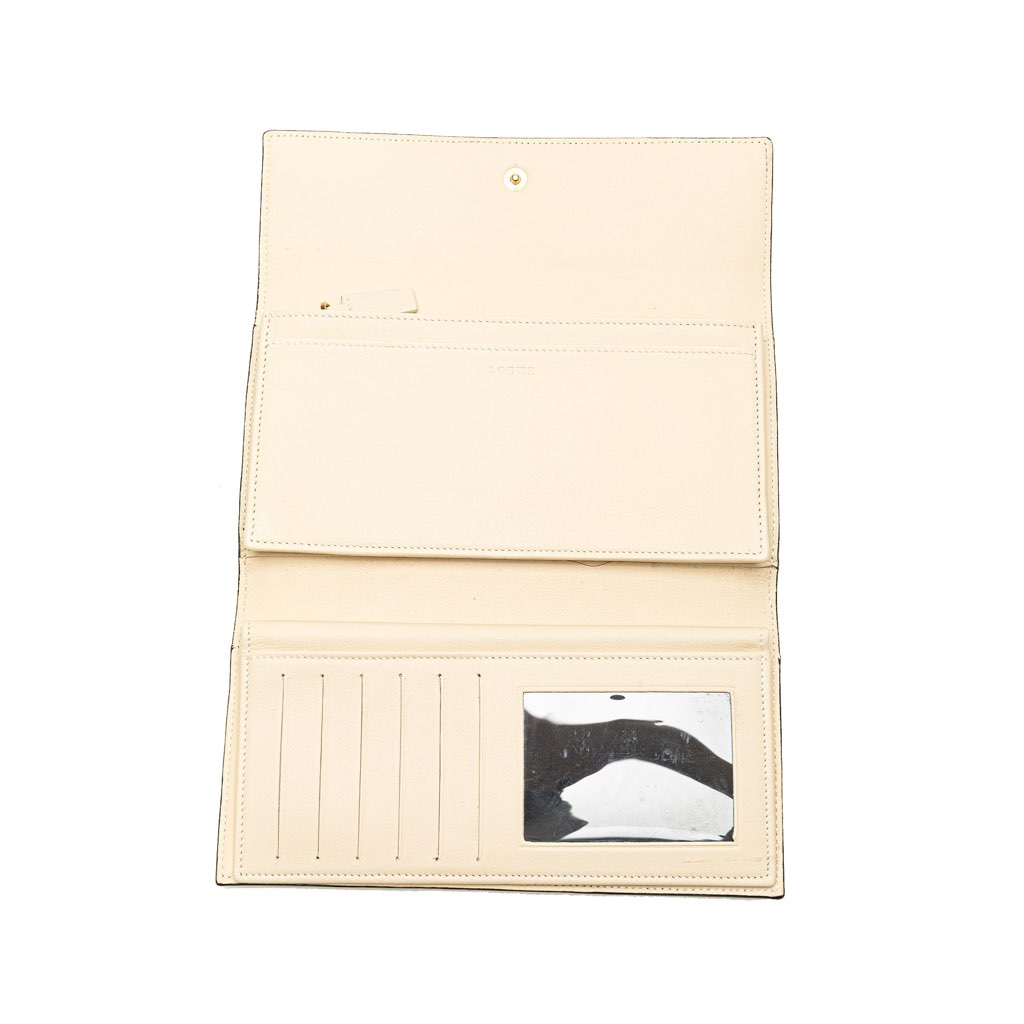 Loewe Anagram Grained Calfskin Long Wallet - 4
