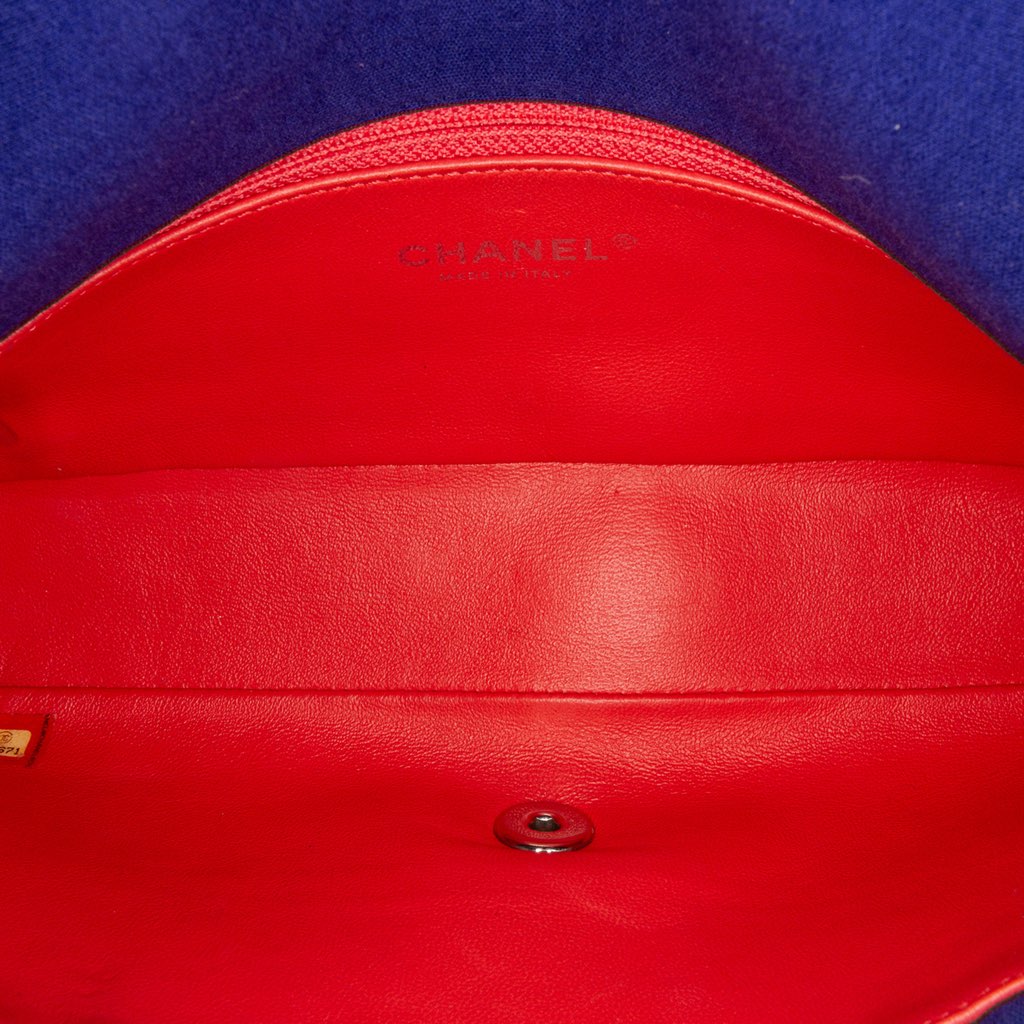 Chanel Medium Vertical Quilted Jersey Chain Flap - 4