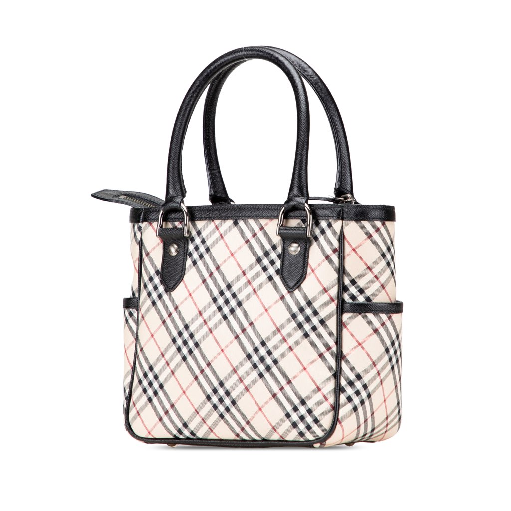 Burberry Nova Check Canvas Handbag - Back view