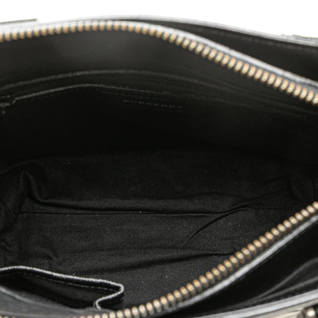 Burberry Nova Check Canvas Handbag - 4