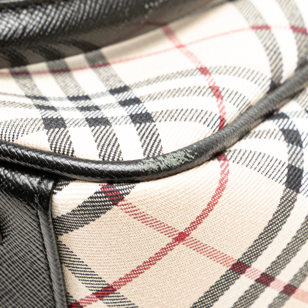 Burberry Nova Check Canvas Handbag - Image 10