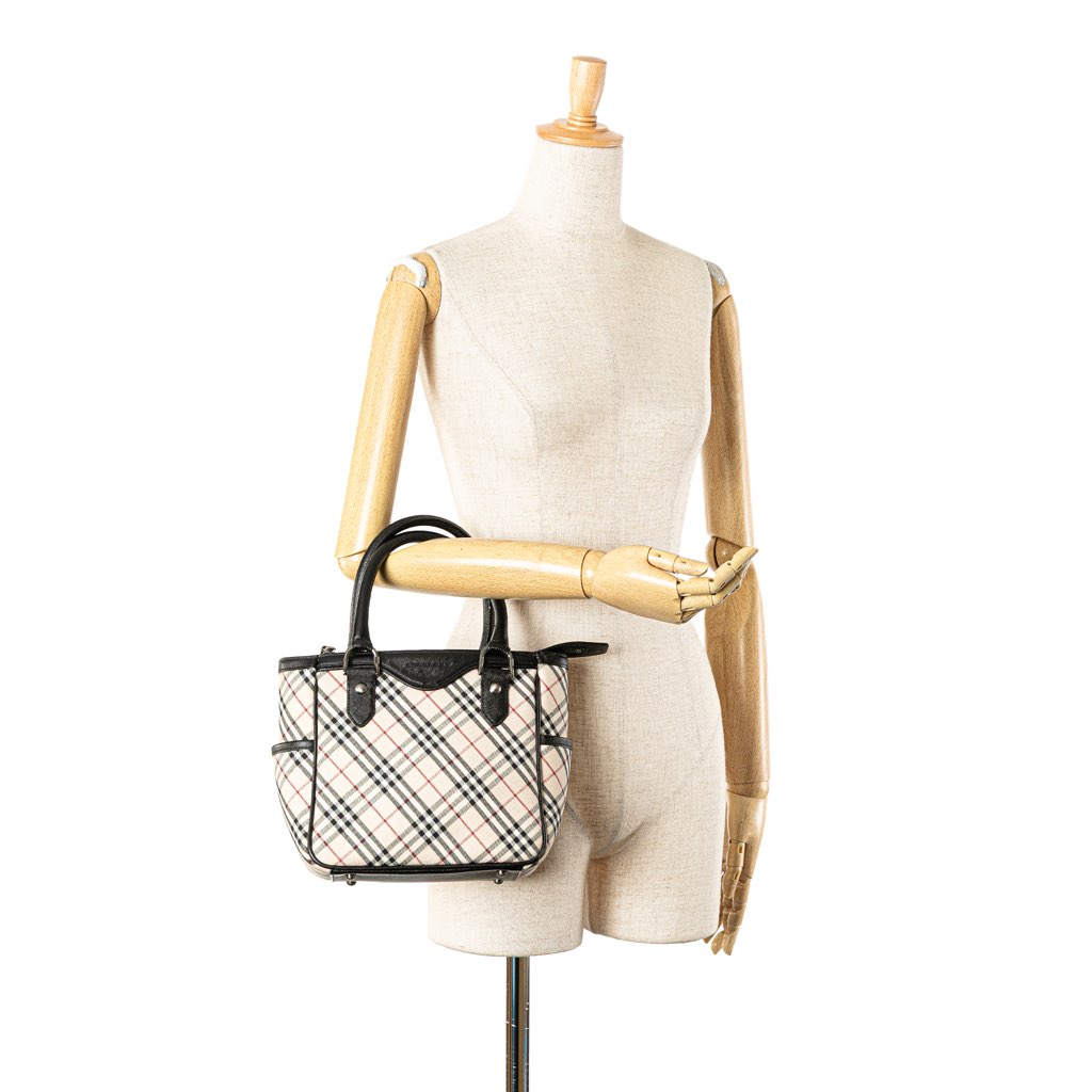 Burberry Nova Check Canvas Handbag - Image 12