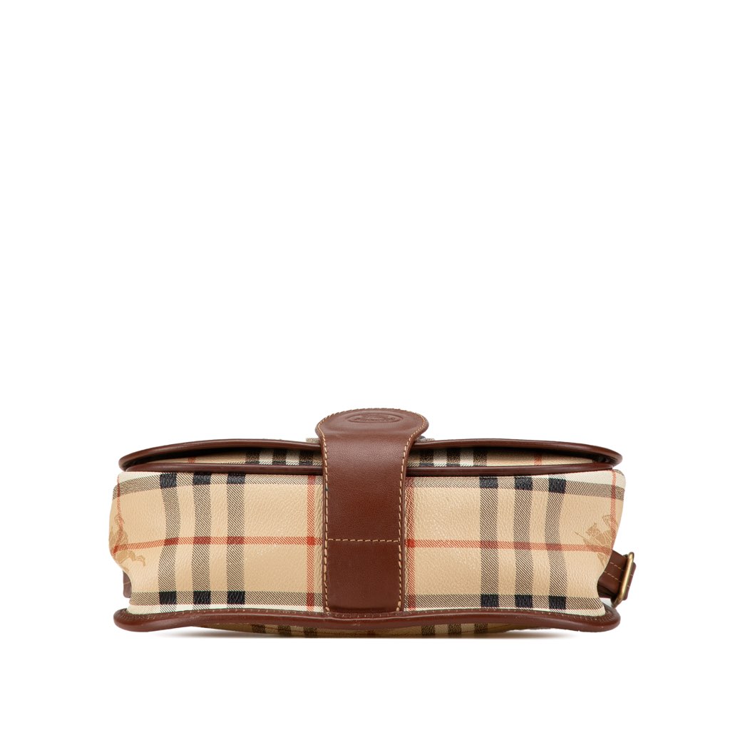 Burberry Haymarket Check Coated Canvas Crossbody - Image 6