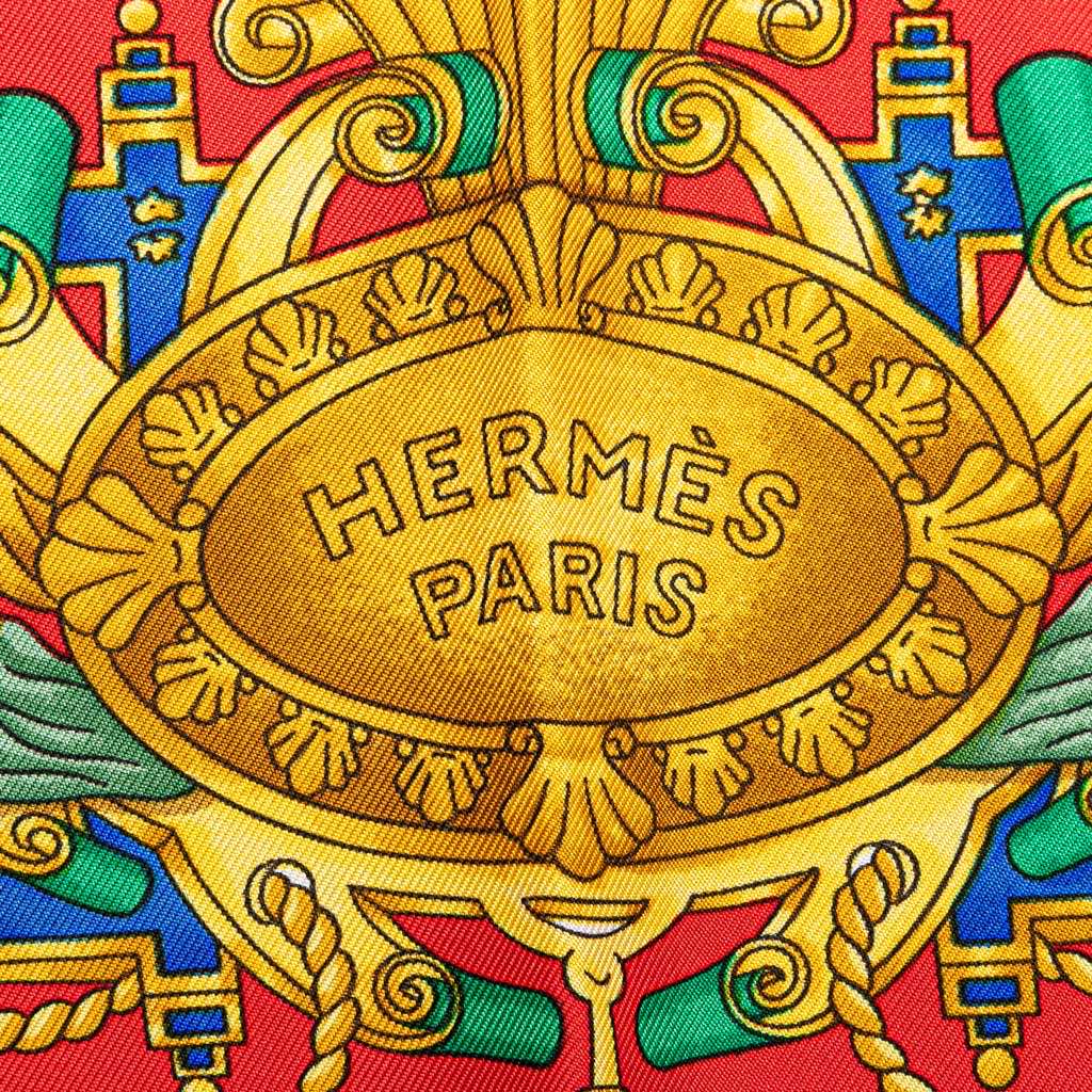 Hermès Voiles De Lumiere Silk Scarf - Back view