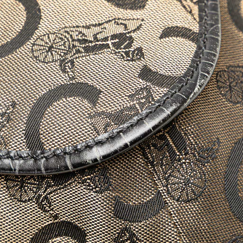 Celine C Carriage Canvas Satchel - Image 14