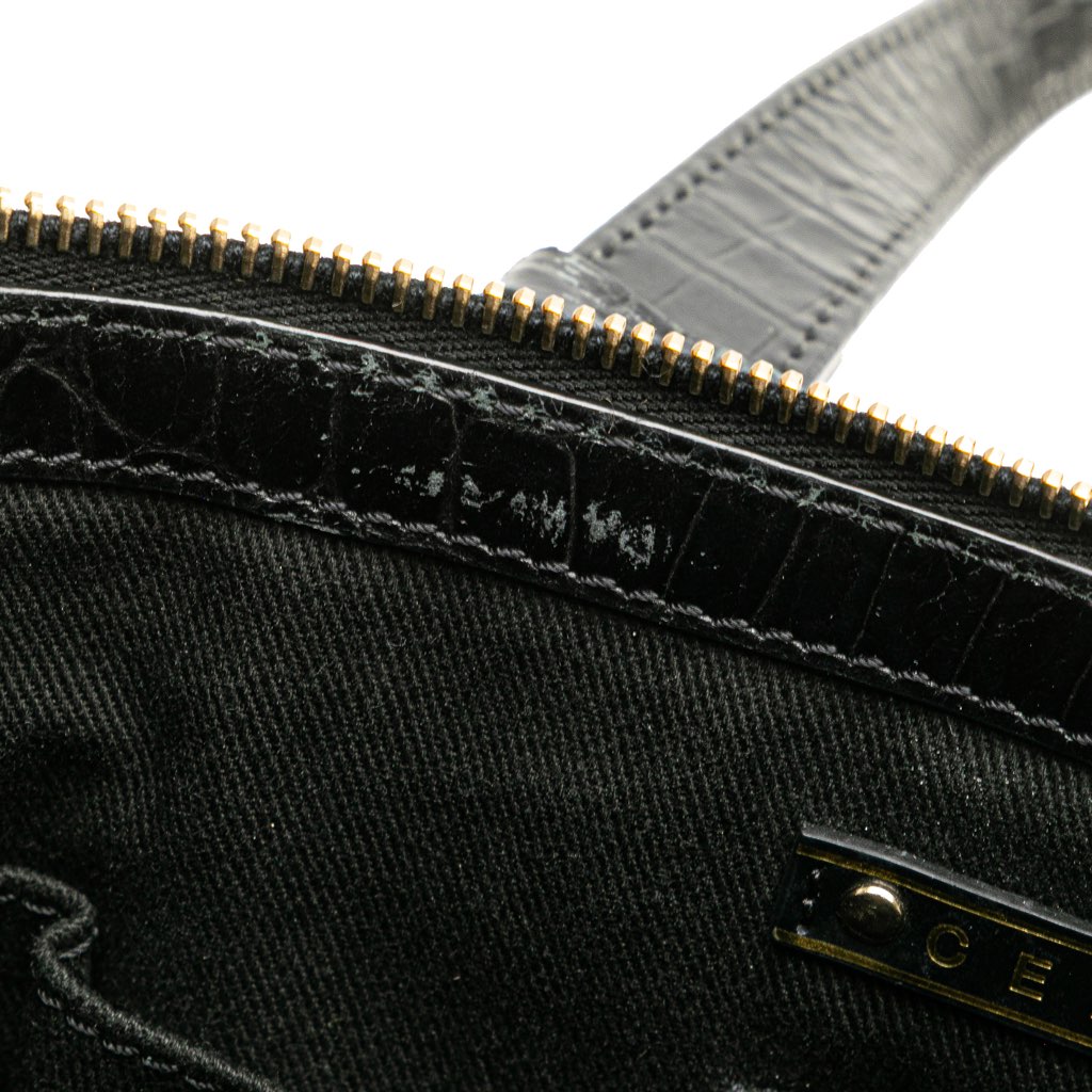 Celine C Carriage Canvas Satchel - Image 10