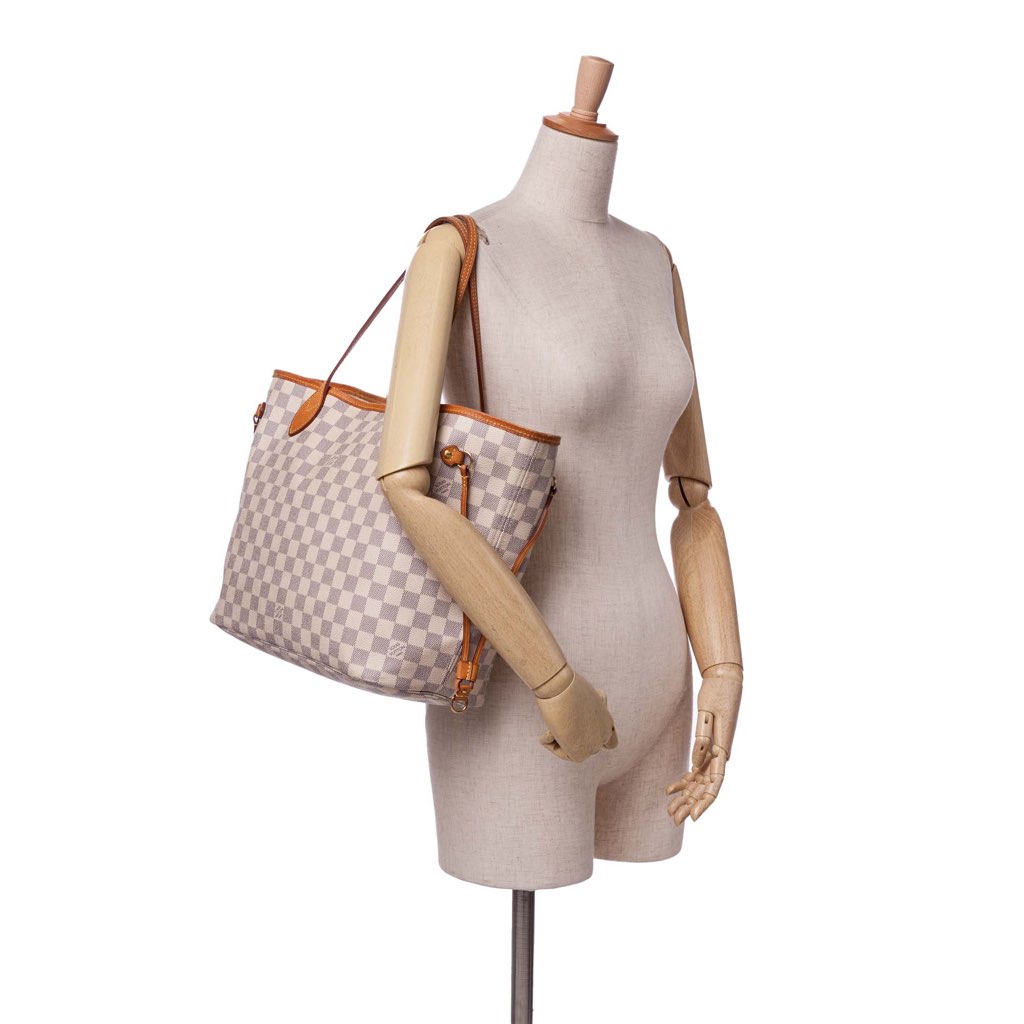 Louis Vuitton Damier Azur Neverfull MM - Image 12