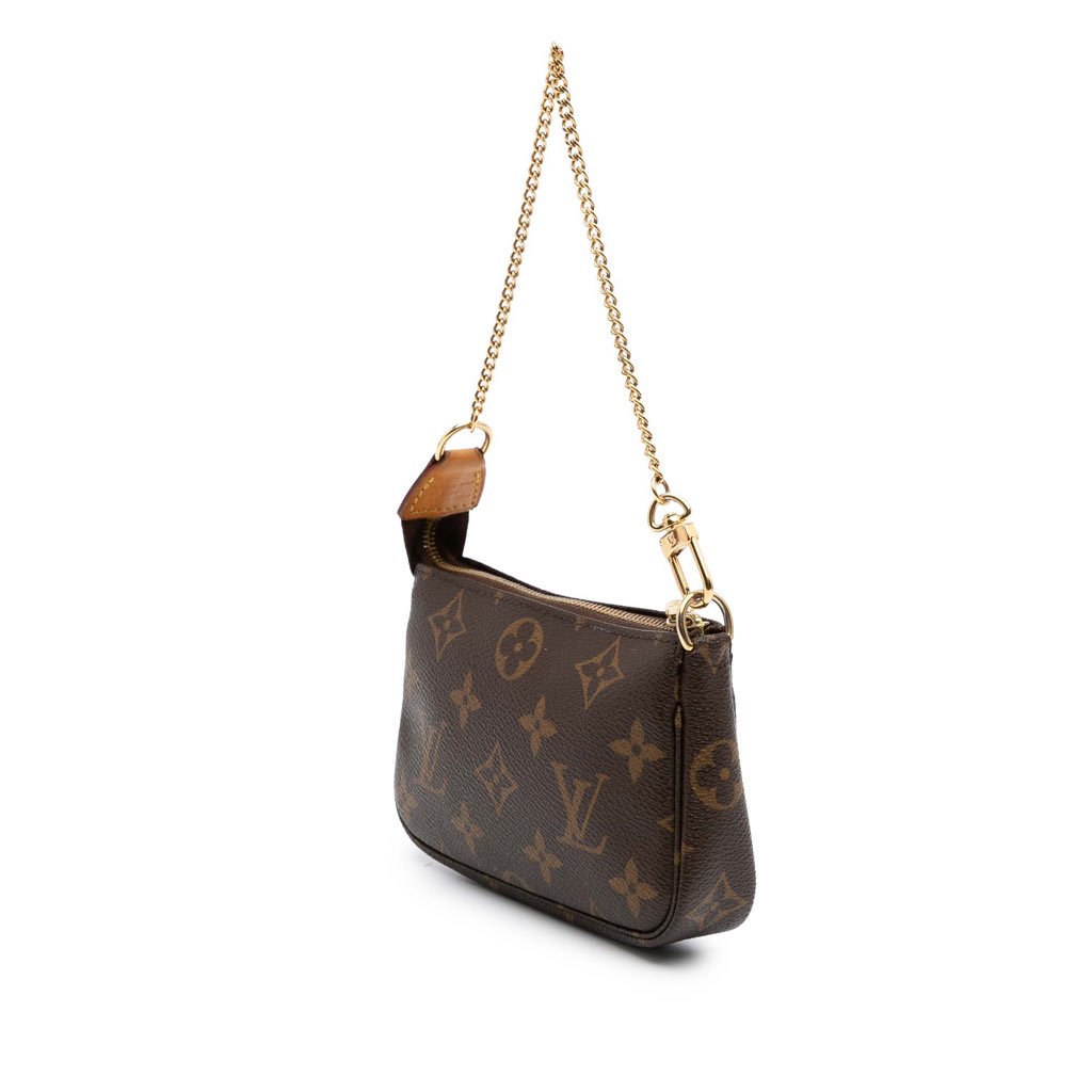 Louis Vuitton Monogram Mini Pochette Accessoires - Back view