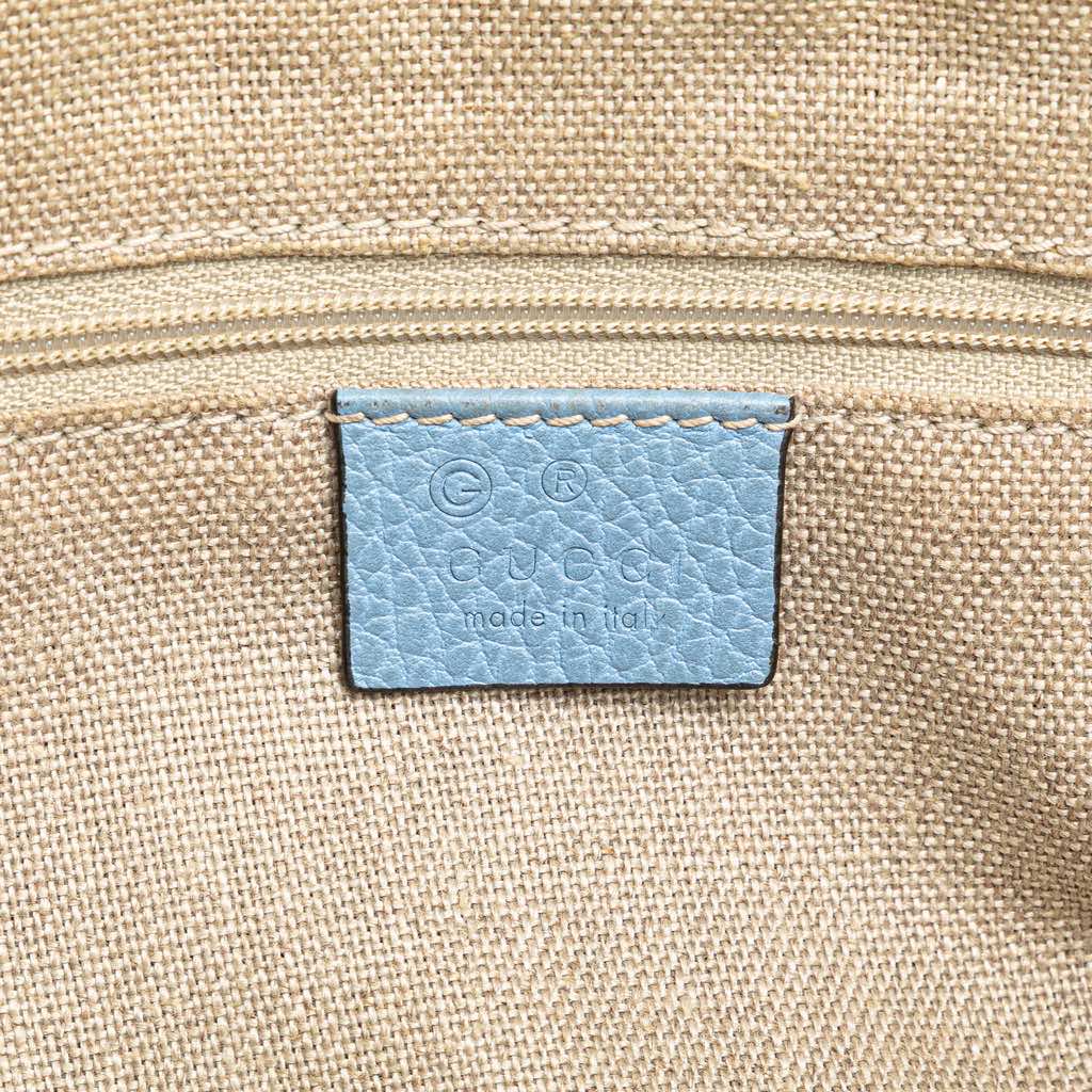 Gucci Leather Interlocking G Charmy Satchel - 5