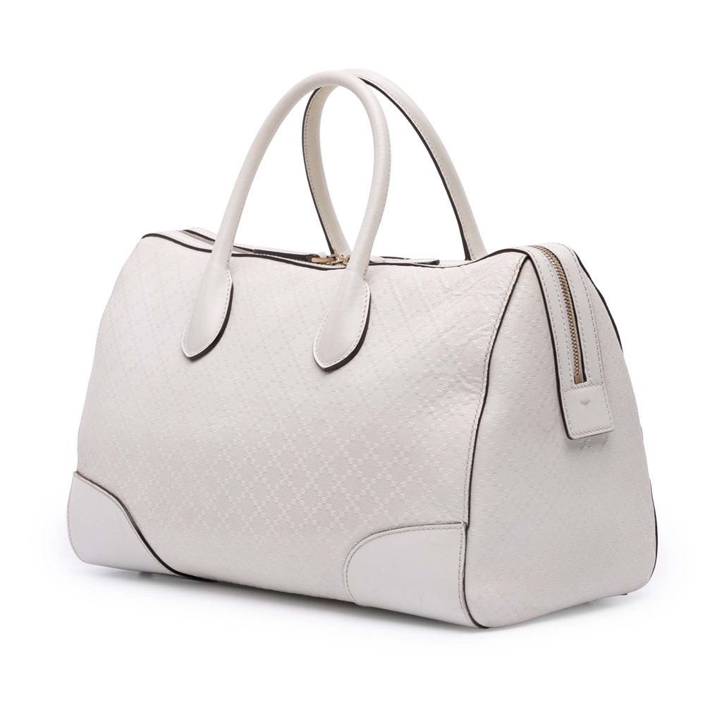 Gucci Diamante Leather Boston Bag - 2