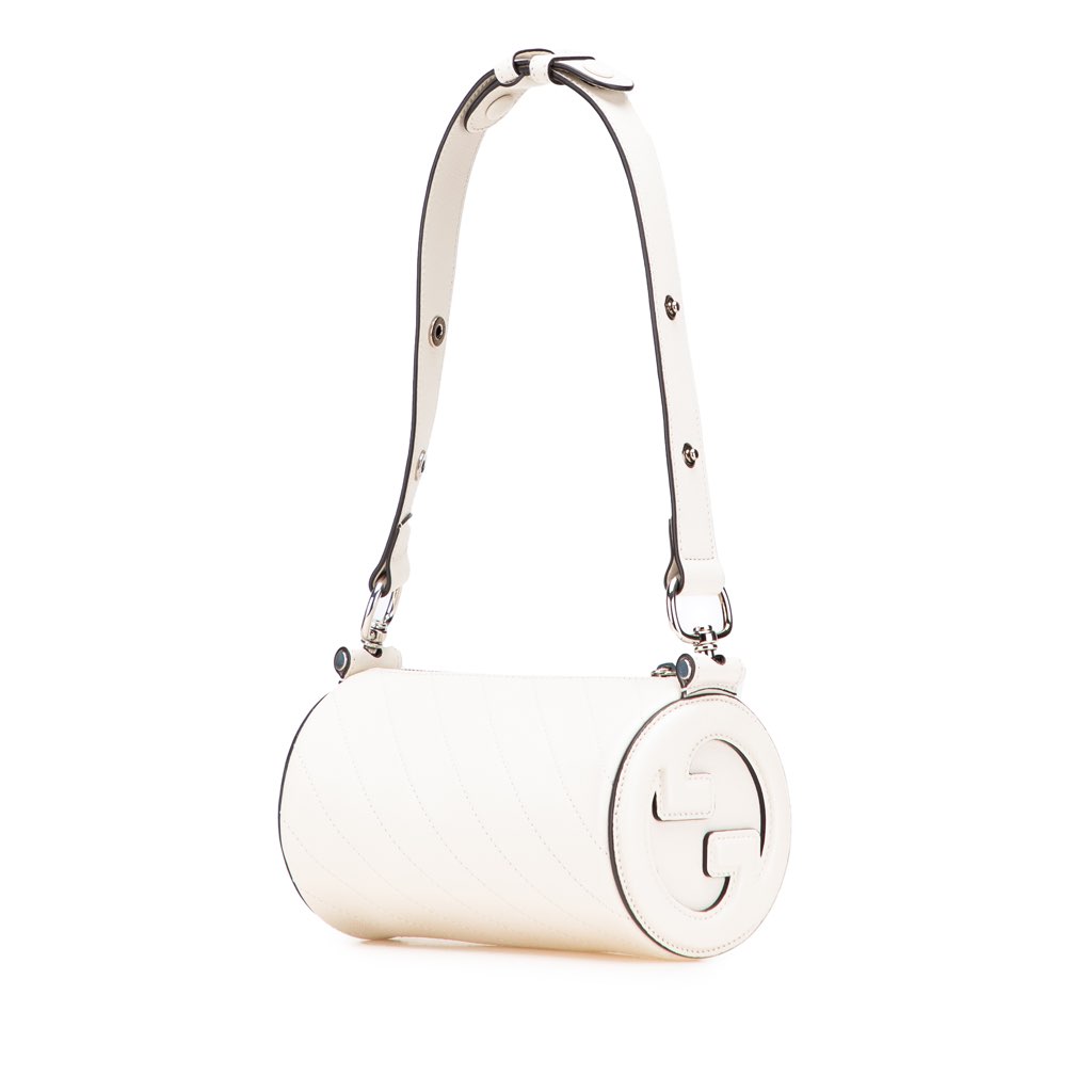 Gucci Mini Leather Blondie Barrel Shoulder Bag - 2