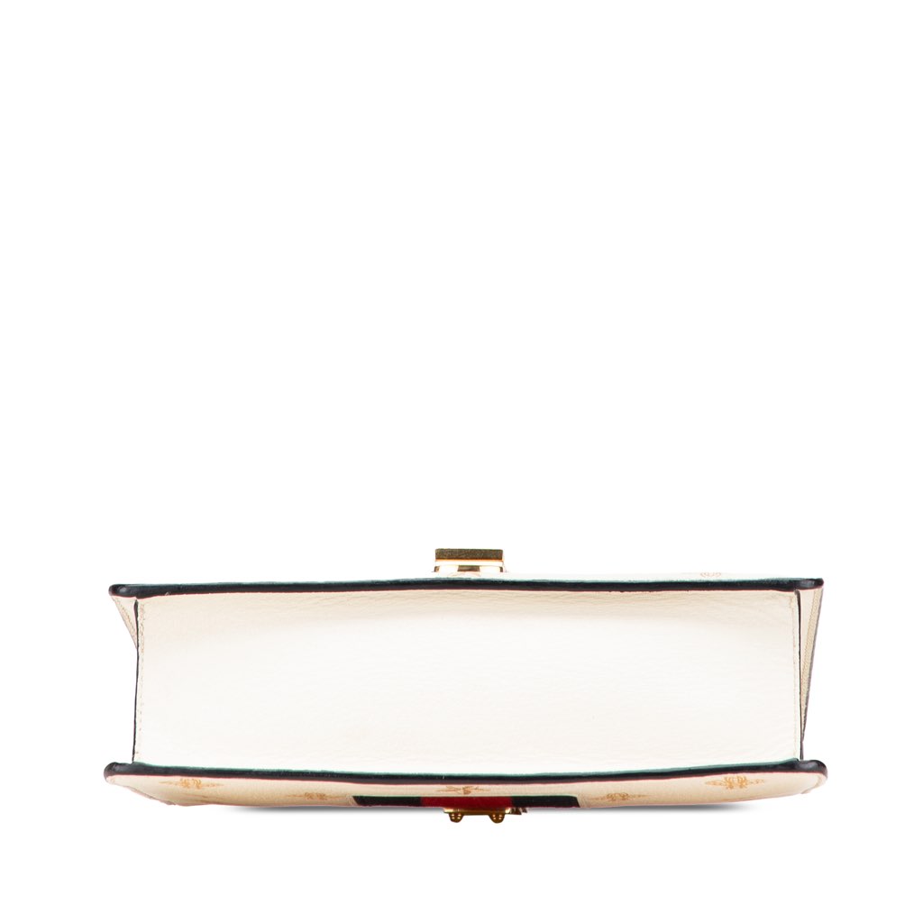 Gucci Small Leather Bee Star Sylvie Satchel - 3