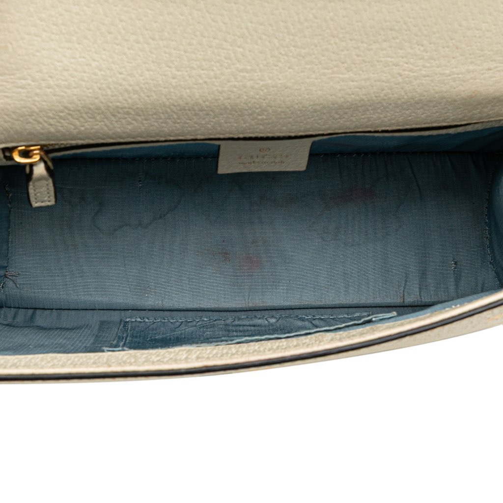 Gucci Small Leather Bee Star Sylvie Satchel - 4