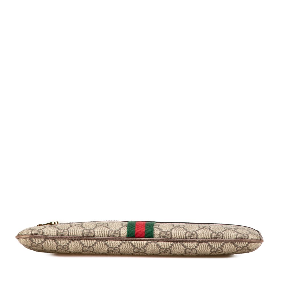 Gucci Large GG Supreme Ophidia Web Clutch - Image 6