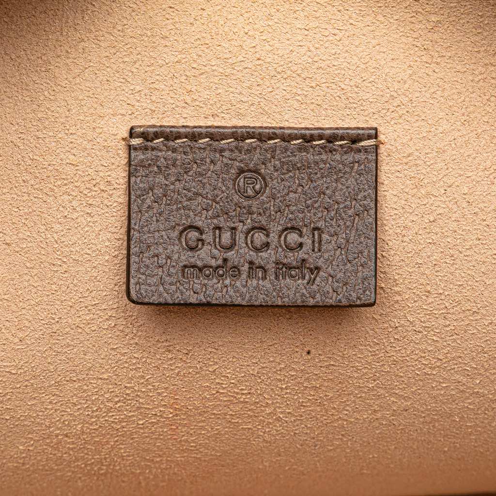 Gucci Large GG Supreme Ophidia Web Clutch - Side view