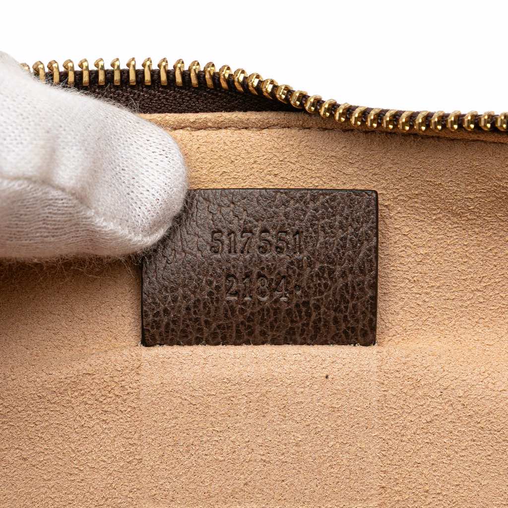 Gucci Large GG Supreme Ophidia Web Clutch - Detail 1