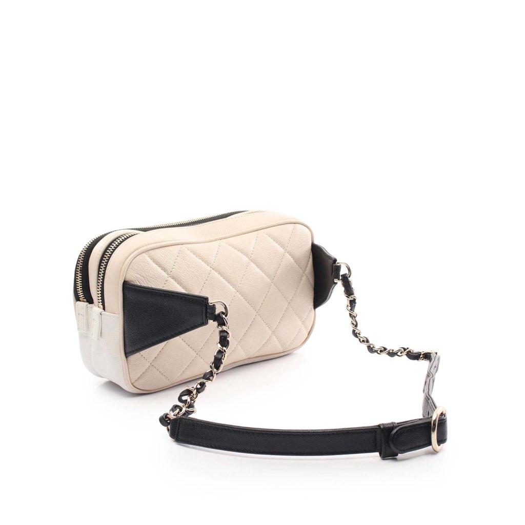 Chanel Tricolor Quilted Goatskin In and Out Belt Bag - 2