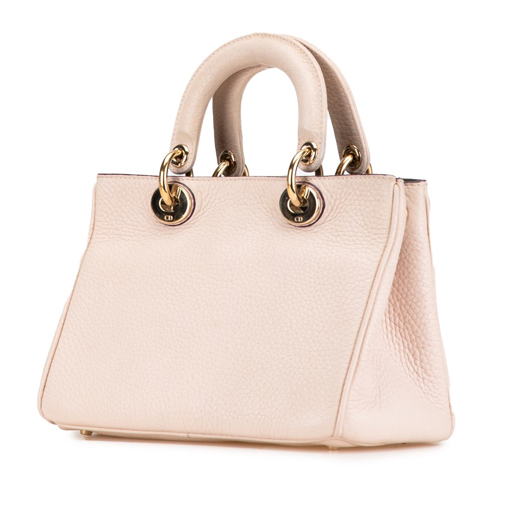 Dior Mini Leather Diorissimo Satchel - 2