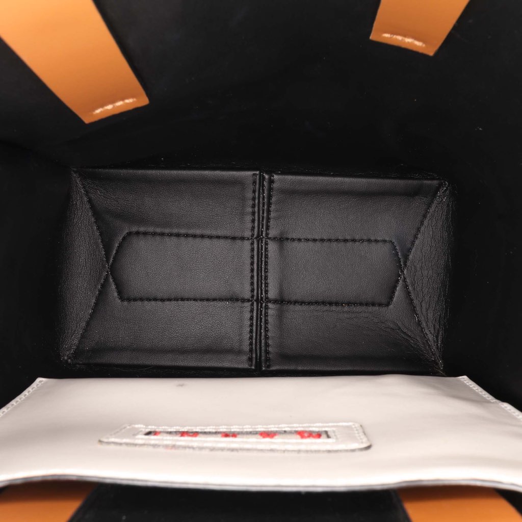 Marni Felt Trimmed Leather Museo Shopper Tote - 4