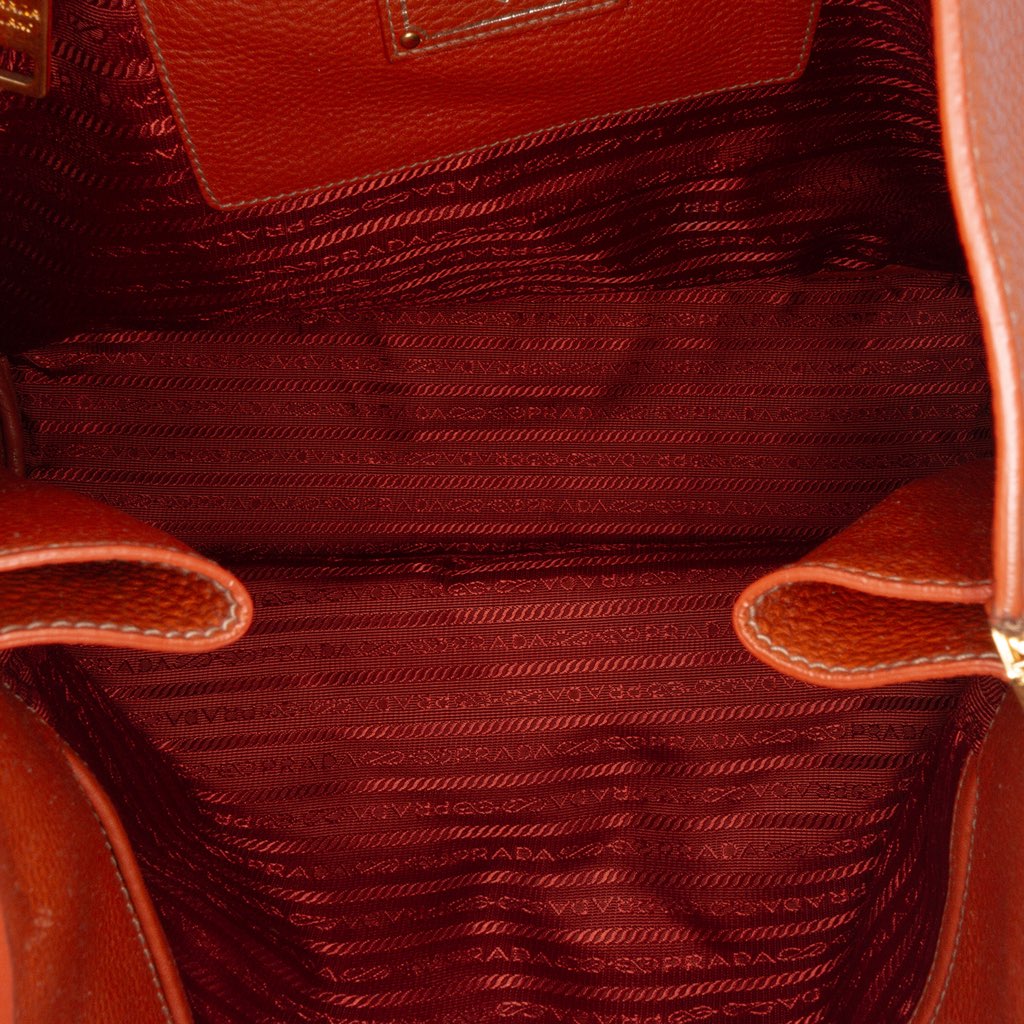 Prada Vitello Daino Side Zip Shopper Tote - 4