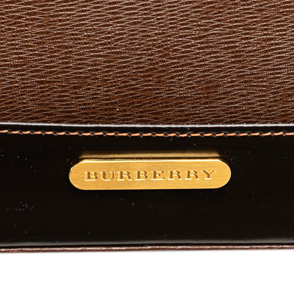 Burberry Leather Shoulder Bag - 5