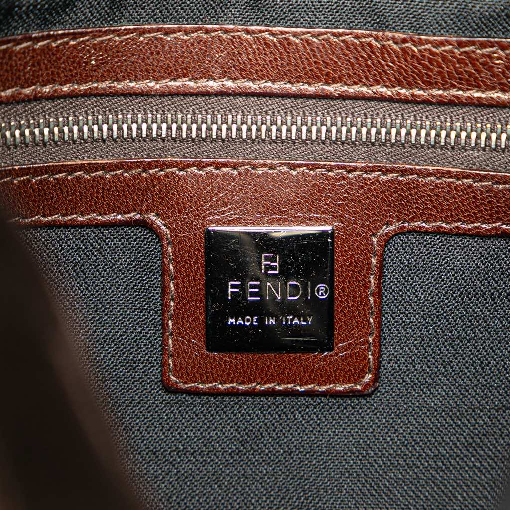 Fendi Velvet Shoulder Bag - Side view