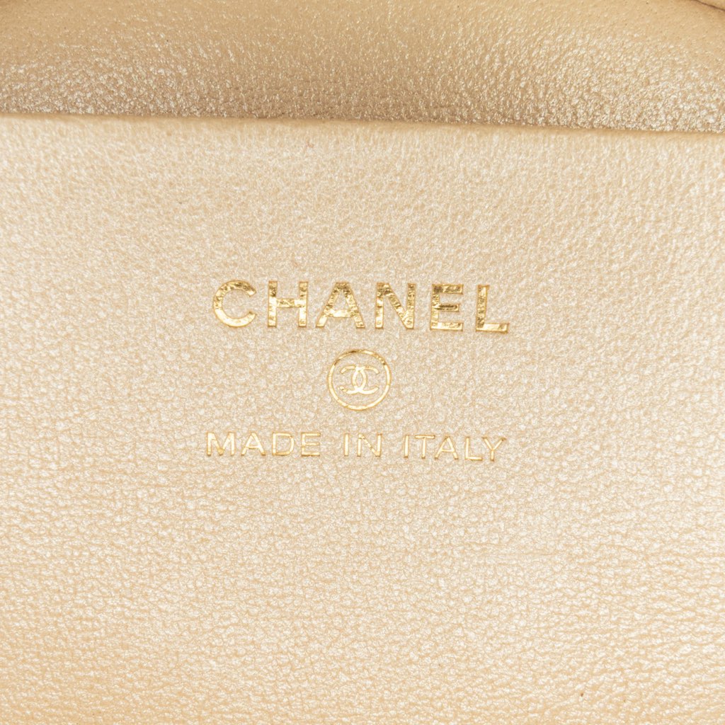 Chanel CC Quilted Lambskin Oval Top Handle Clutch - 5