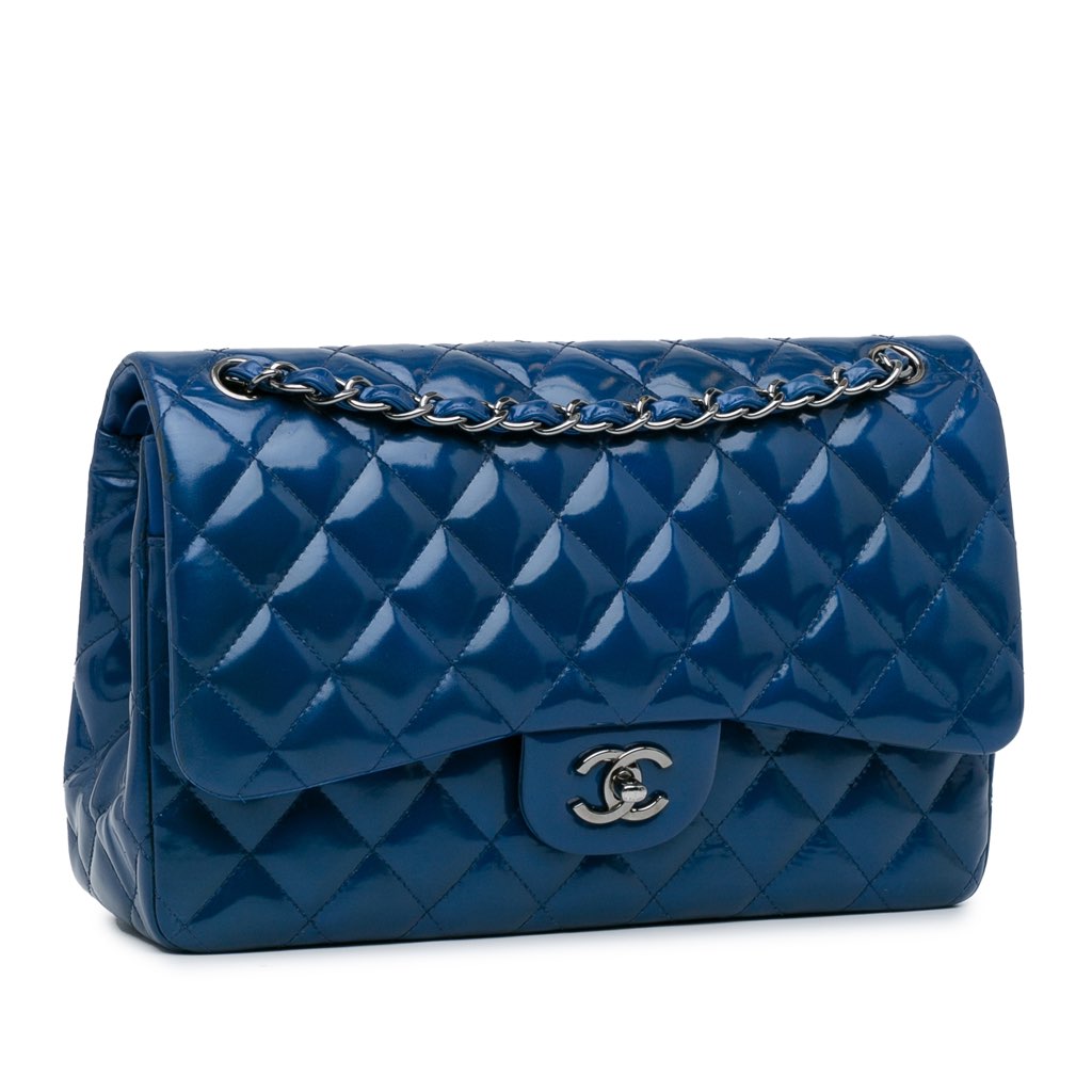Chanel Jumbo Classic Patent Double Flap - 2