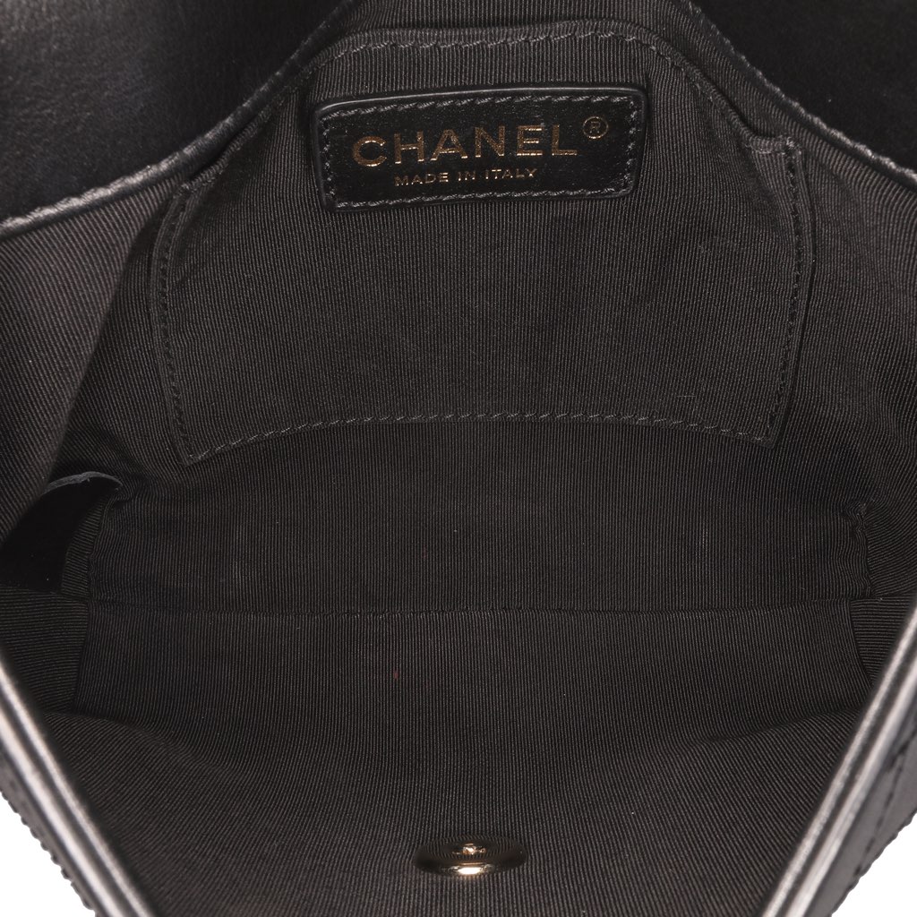 Chanel Small Stitched Calfskin Covered CC Flap - 4