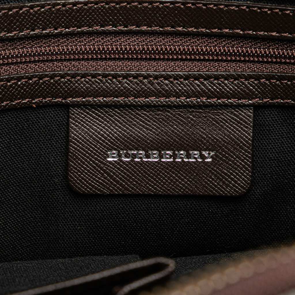 Burberry Nova Check Canvas Tote - 5