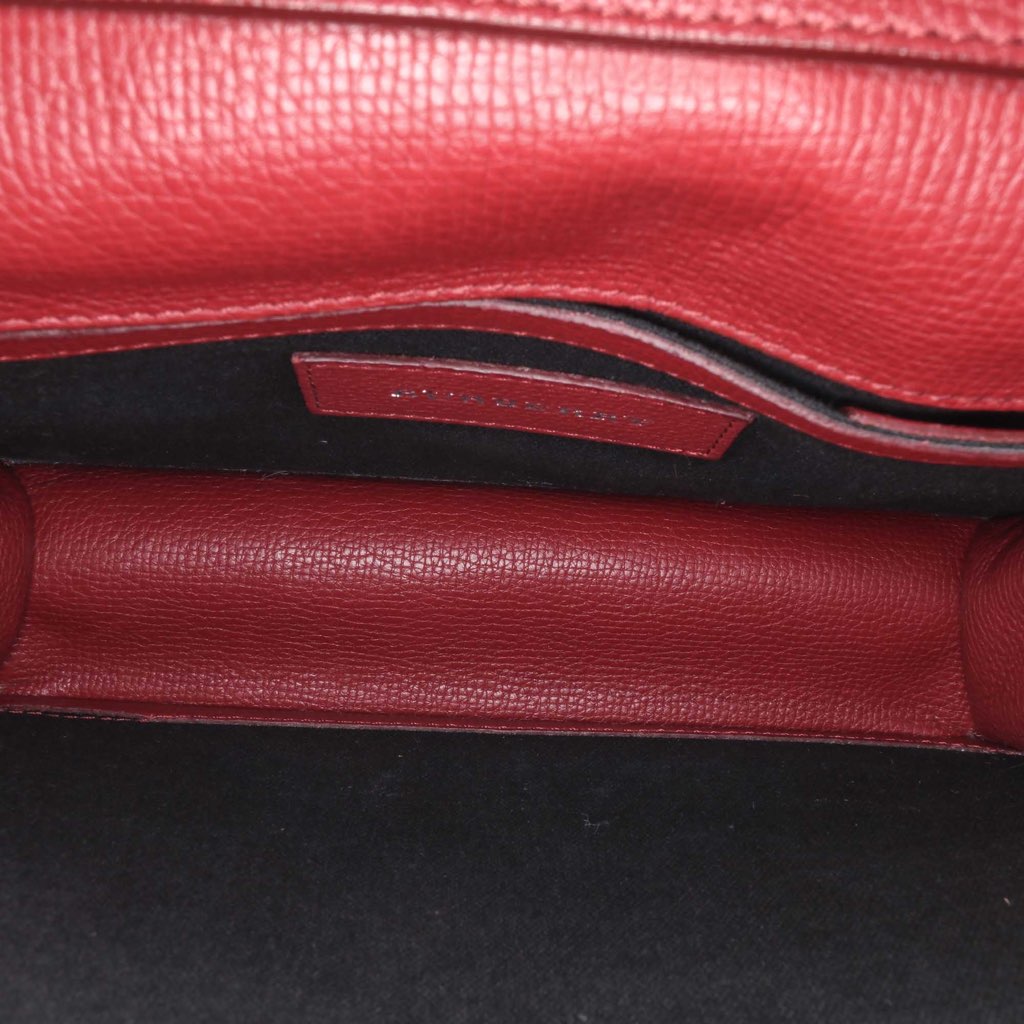 Burberry Small Leather and House Check Canvas Derby Macken Crossbody - 4