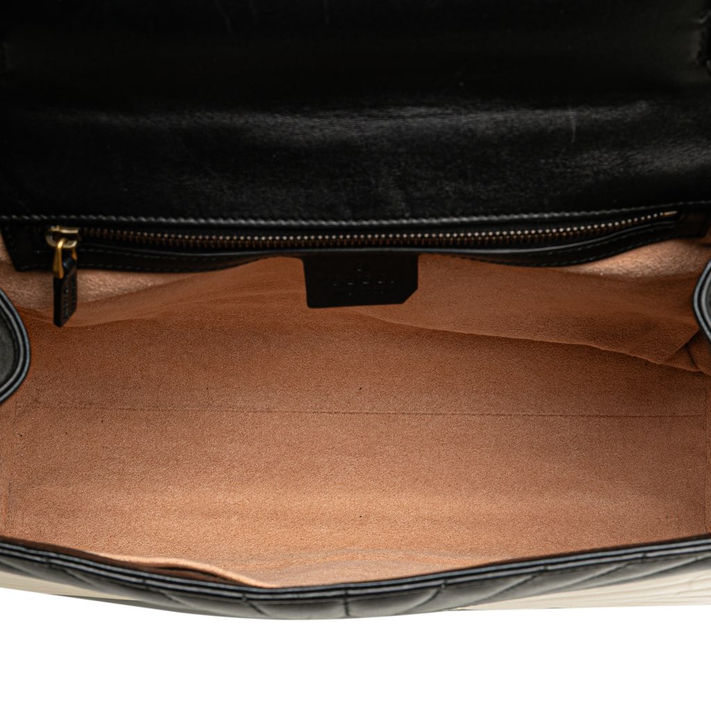 Gucci Leather Bamboo Queen Margaret Satchel - 4