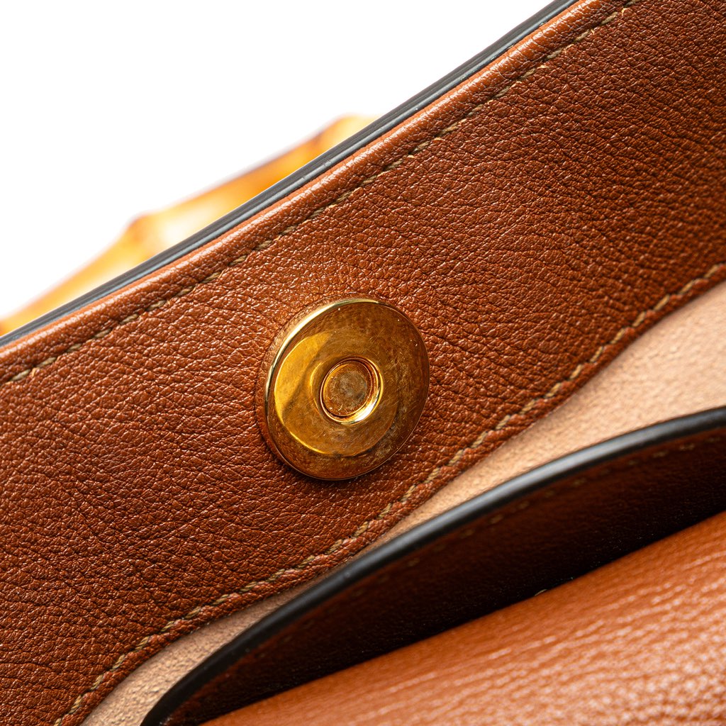 Gucci Small Leather Bamboo Diana Satchel - Detail 1