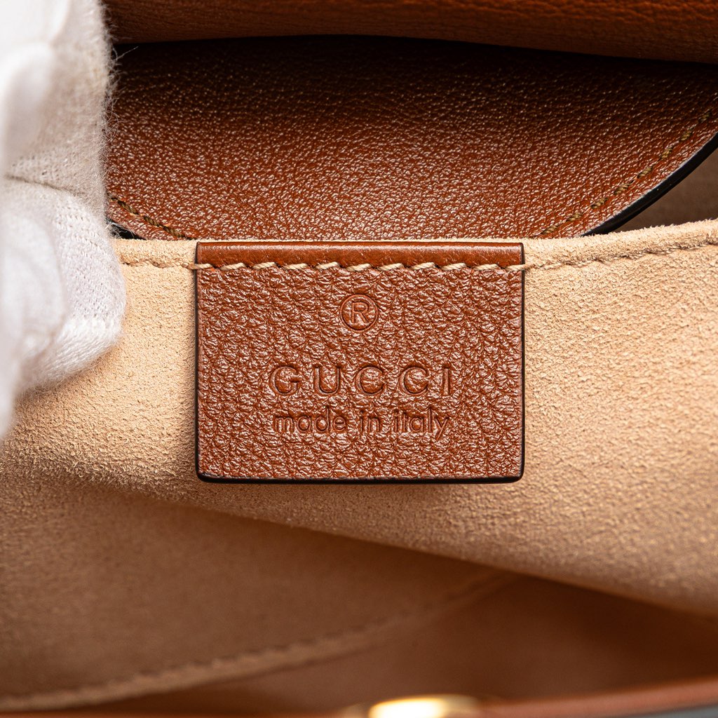 Gucci Small Leather Bamboo Diana Satchel - Detail 2