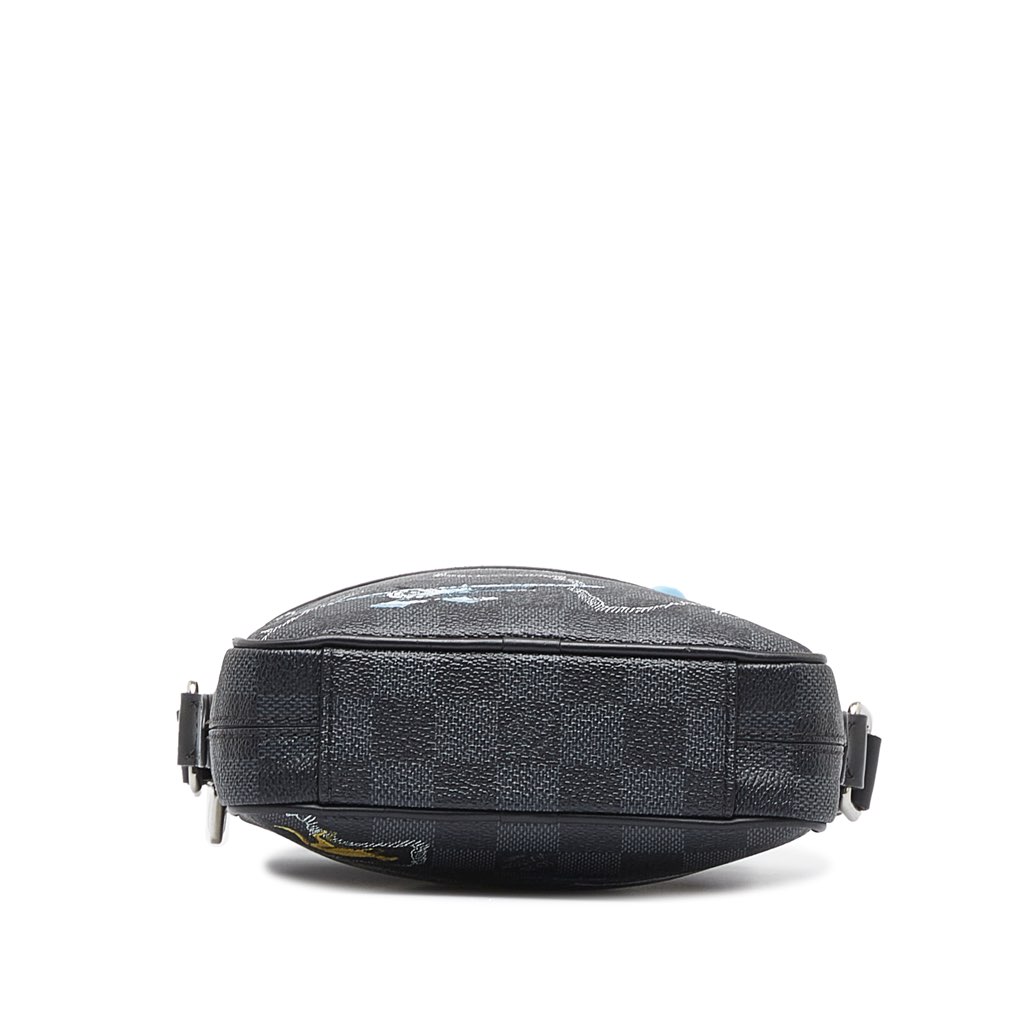 Louis Vuitton Damier Graphite Renaissance Map Danube Slim PM - 4