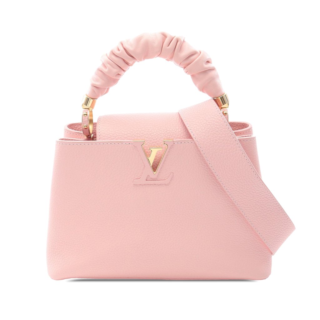 Louis Vuitton Taurillon Scrunchie Capucines BB