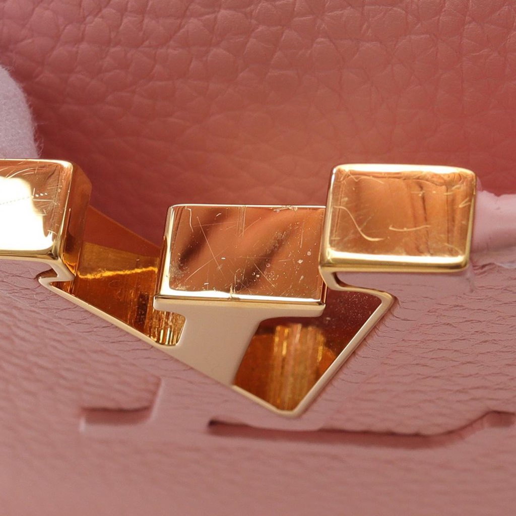 Louis Vuitton Taurillon Scrunchie Capucines BB - 5