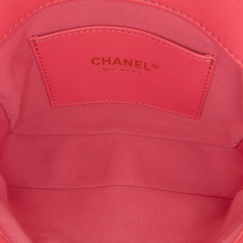 Chanel Mini Quilted Lambskin Acrylic Coco Love Flap - 4