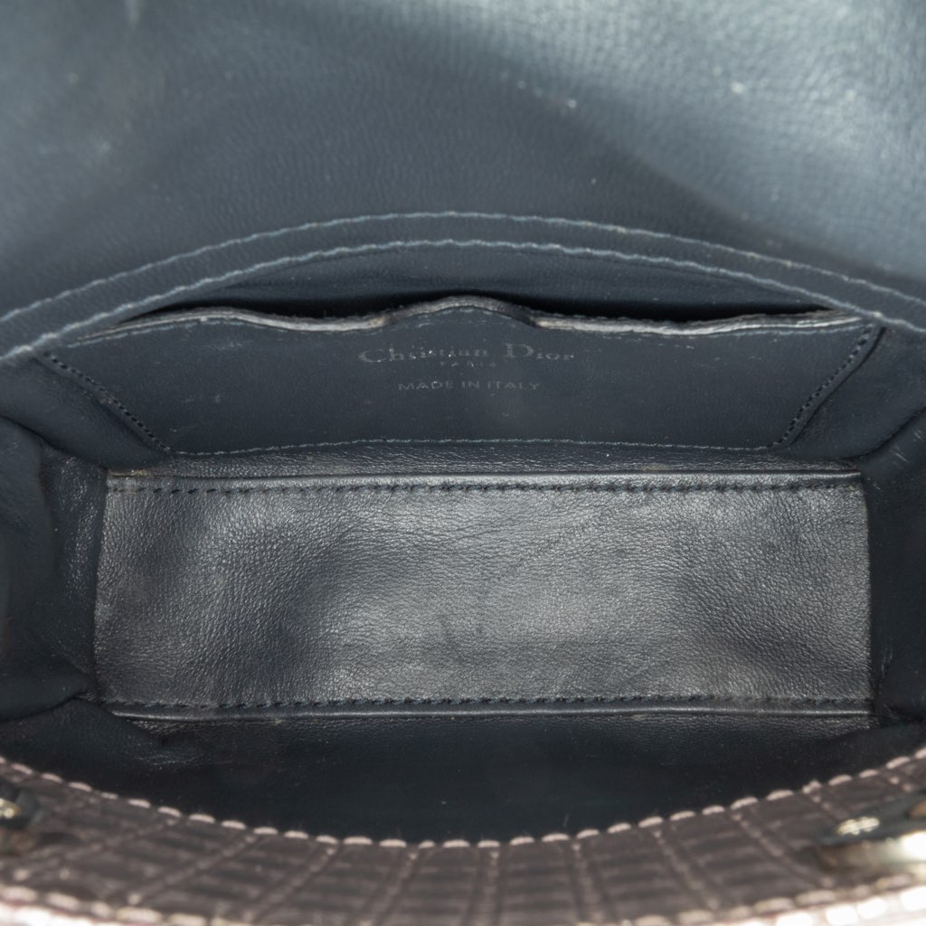 Dior Mini Metallic Patent Microcannage Lady Dior - 4