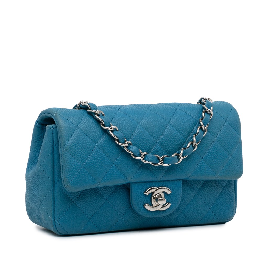 Chanel Mini Rectangular Classic Caviar Single Flap - 2