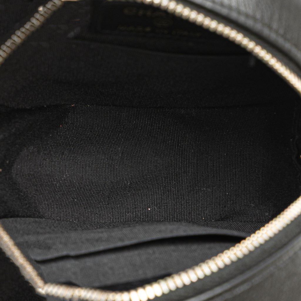 Chanel Quilted Calfskin Pearl Studded Round Clutch with Chain - 4